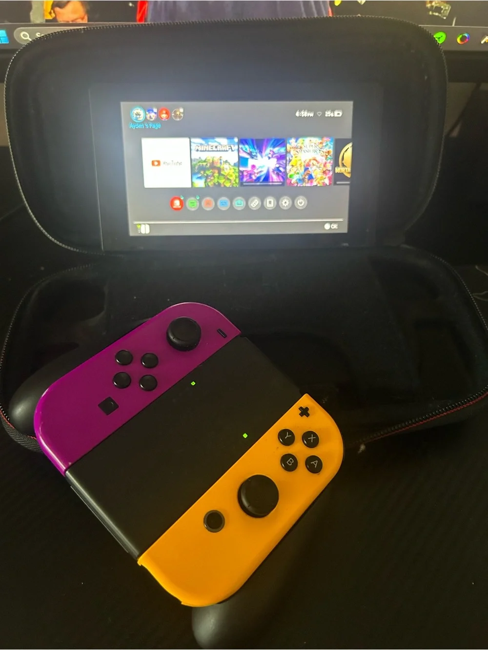 Nintendo Switch Bundle + 4 Games (Smash Bros, Minecraft, MK11, Crash Bandicoot)